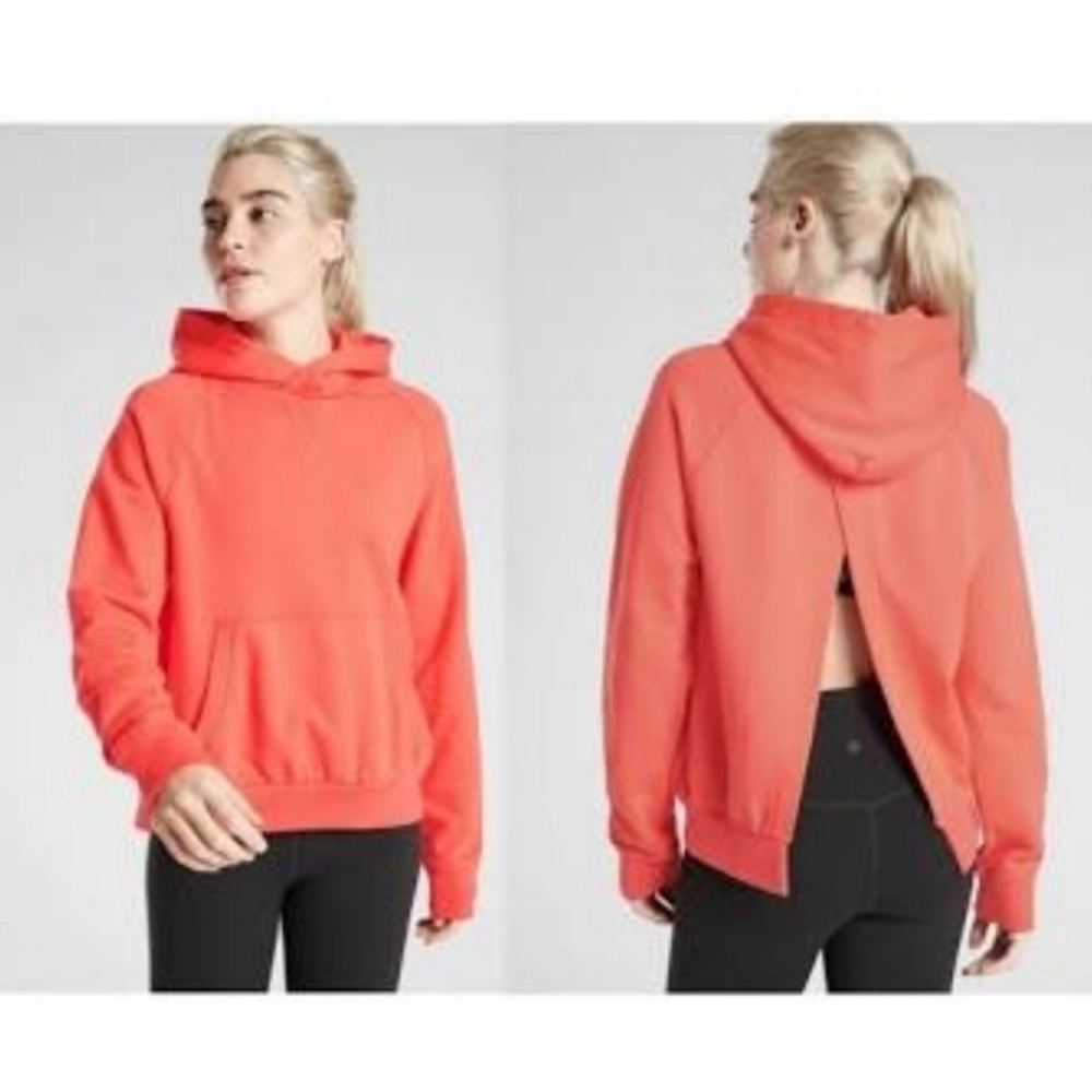 Athleta Moonrise split back hoodie sweatshirt